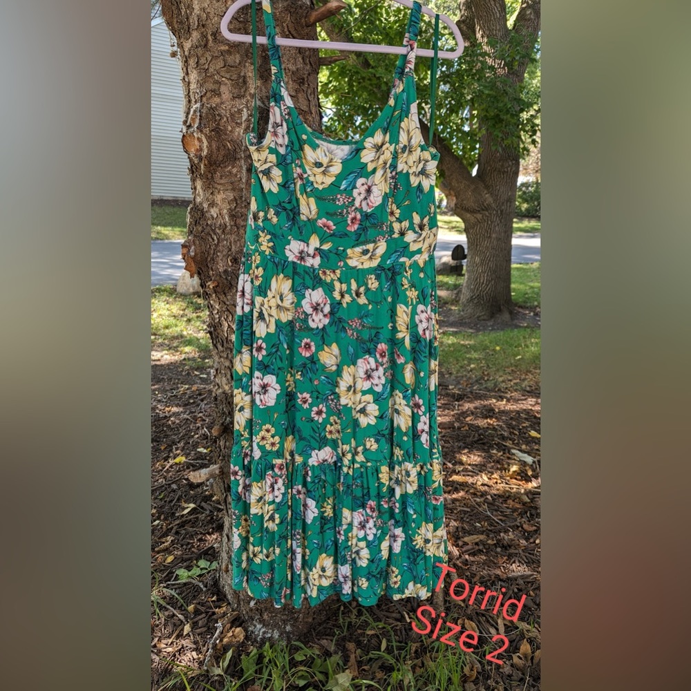 Torrid Floral Midi Dress
